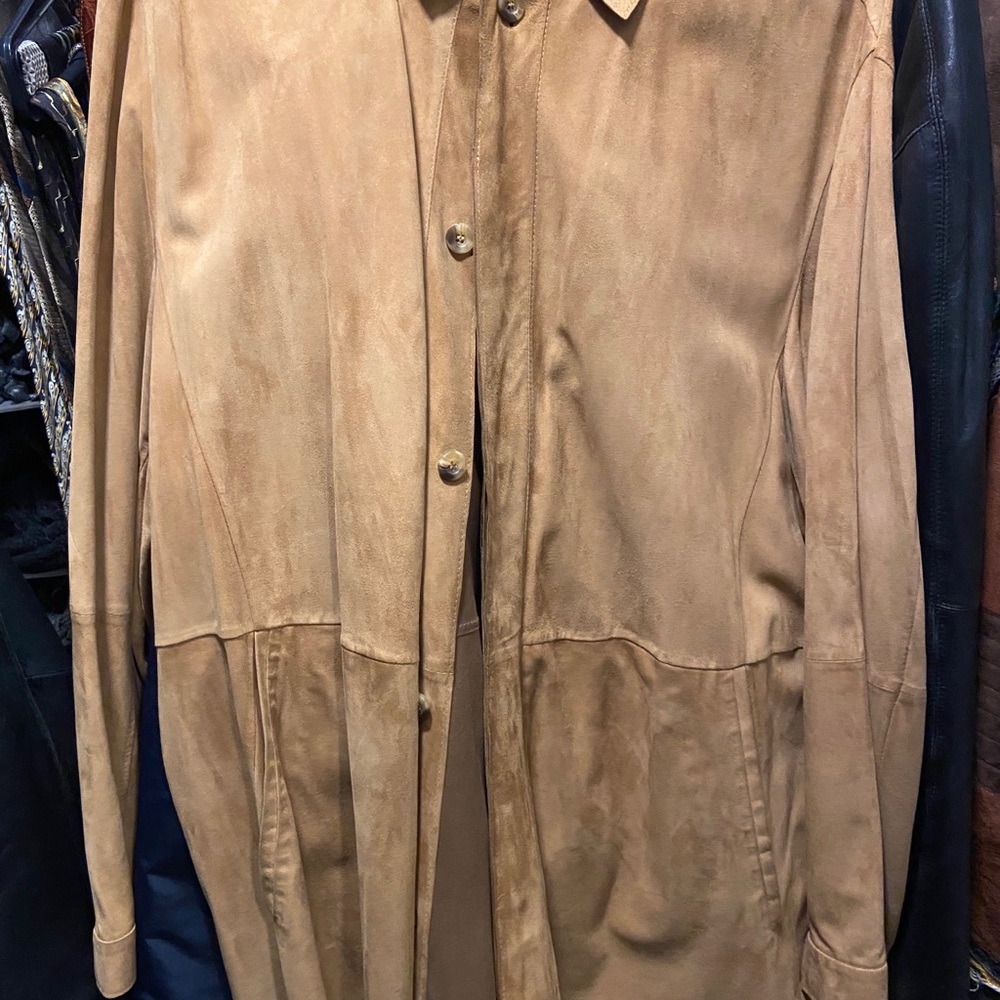 Suede Leather Shirt
